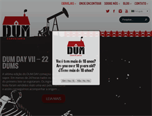 Tablet Screenshot of dumcervejaria.com.br